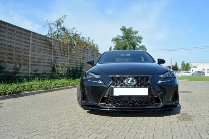 Maxton Design - FRONT SPLITTER LEXUS IS MK3 FACELIFT F-SPORT (2016-UP)