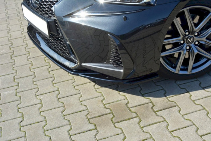 Maxton Design - FRONT SPLITTER LEXUS IS MK3 FACELIFT F-SPORT (2016-UP)