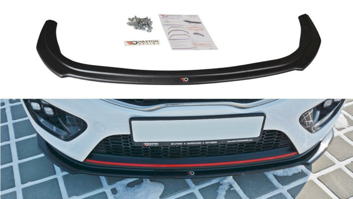 Maxton Design - FRONT SPLITTER V.1 KIA CEE'D GT MK2 (2013-2018)