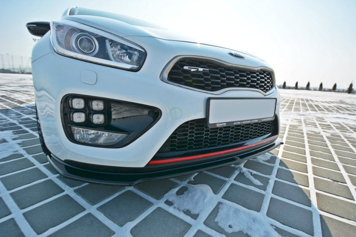 Maxton Design - FRONT SPLITTER V.1 KIA CEE'D GT MK2 (2013-2018)