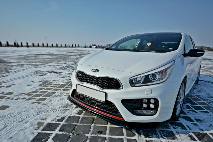 Maxton Design - FRONT SPLITTER V.1 KIA CEE'D GT MK2 (2013-2018)