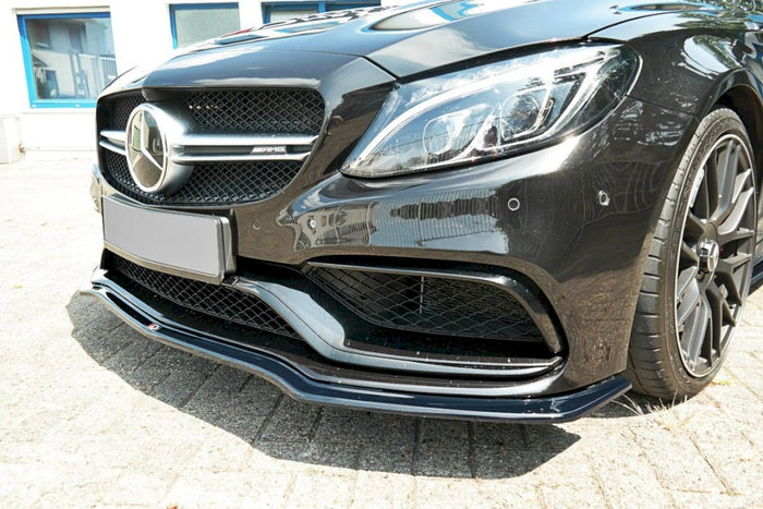 Maxton Design - Front Splitter V.1 Mercedes-AMG C63 Sedan / Estate W205 / S205