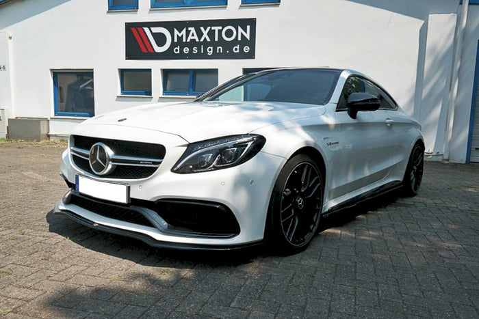 Maxton Design - FRONT SPLITTER V.1 MERCEDES C 205 63 AMG COUPE (2016-2018)