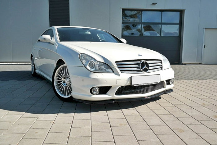 Maxton Design - FRONT SPLITTER V.1 MERCEDES CLS C219 55AMG (2004-2006)