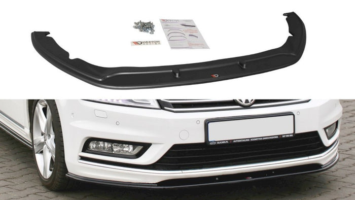 Maxton Design - FRONT SPLITTER V.1 VW PASSAT B7 R-LINE (2010-2014)