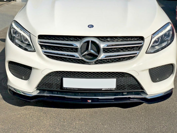 Maxton Design - FRONT SPLITTER V.1 MERCEDES GLE W166 AMG-LINE (2015-2018)