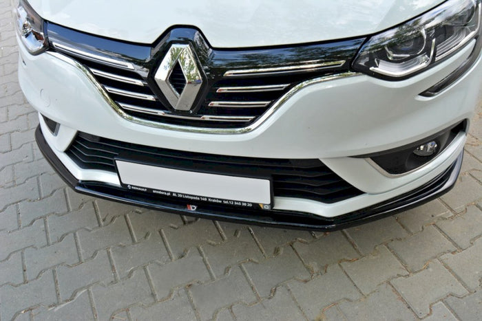 Maxton Design - FRONT SPLITTER RENAULT MEGANE MK4 HATCHBACK (2016-UP)