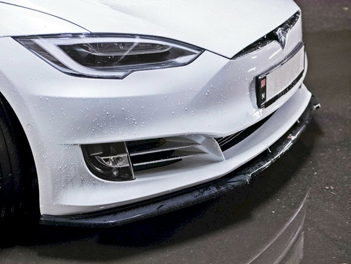 Maxton Design - FRONT SPLITTER V.1 TESLA MODEL S FACELIFT (2016-)