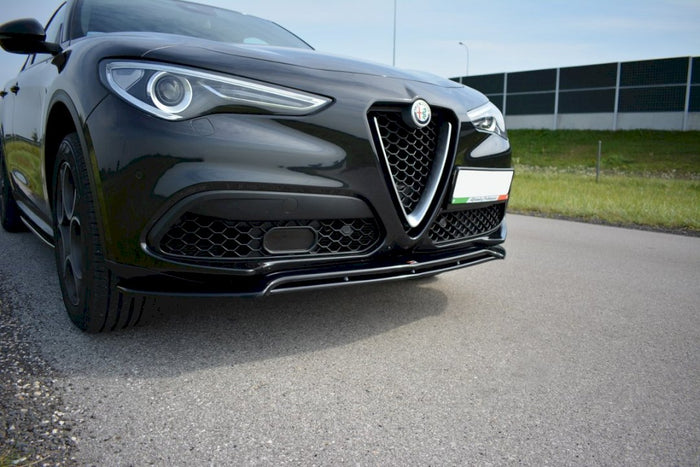 Maxton Design - FRONT SPLITTER V.2 ALFA ROMEO STELVIO (2016-2020)