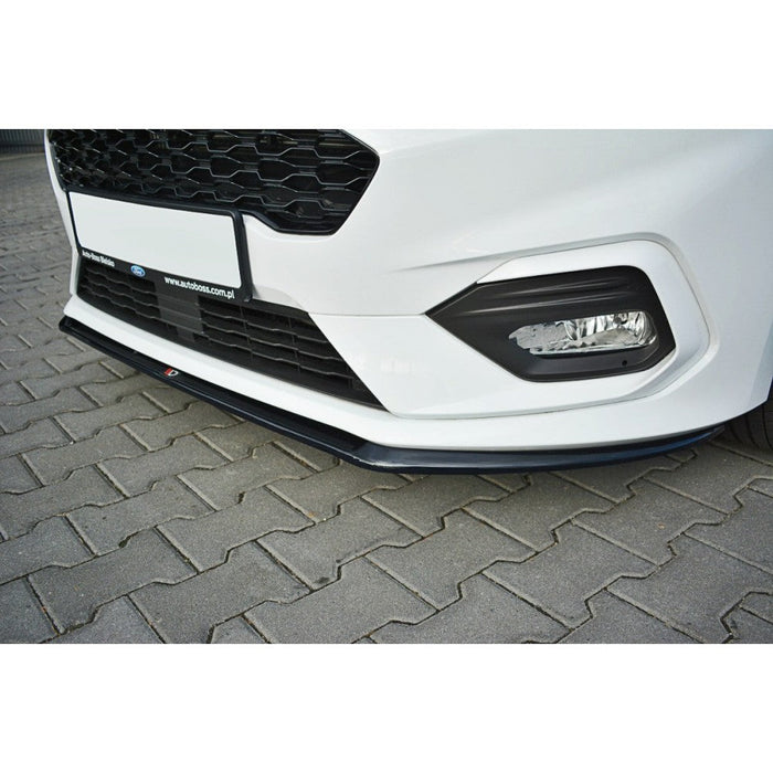 Maxton Design - Front Splitter V.3 Ford Fiesta Mk8 ST / ST-Line
