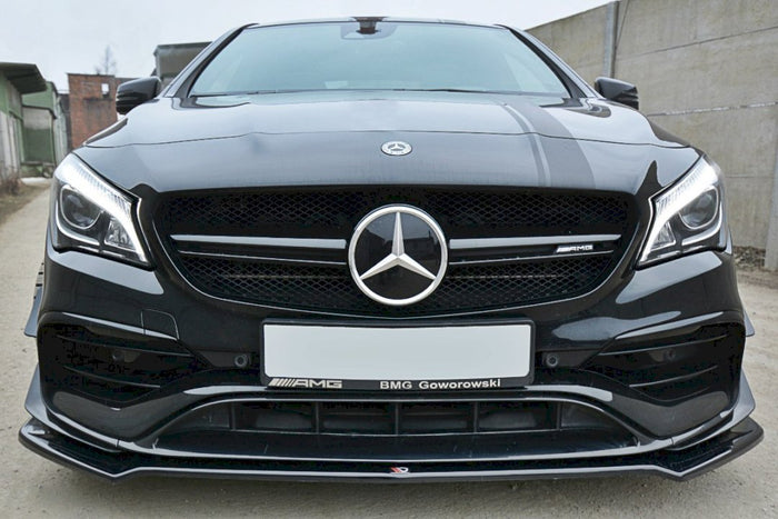 Maxton Design - FRONT SPLITTER V.2 MERCEDES CLA 45 AMG C117 (FACELIFT) (2017-UP)