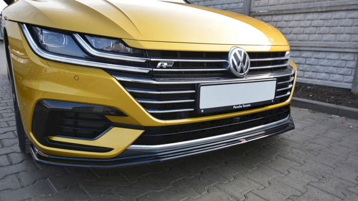 Maxton Design - Front Splitter V.1 Volkswagen Arteon R-Line Sedan / Shooting Brake Mk1