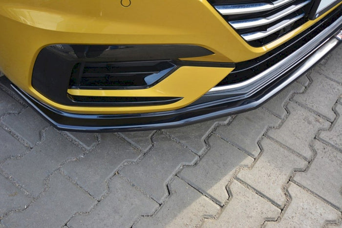 Maxton Design - Front Splitter V.1 Volkswagen Arteon R-Line Sedan / Shooting Brake Mk1
