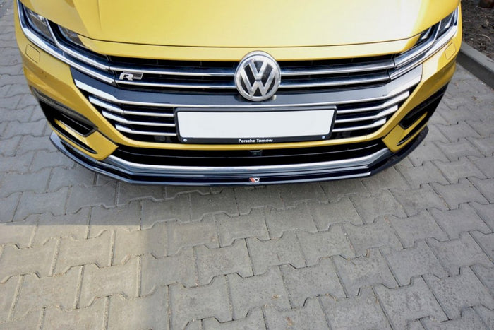 Maxton Design - Front Splitter V.1 Volkswagen Arteon R-Line Sedan / Shooting Brake Mk1