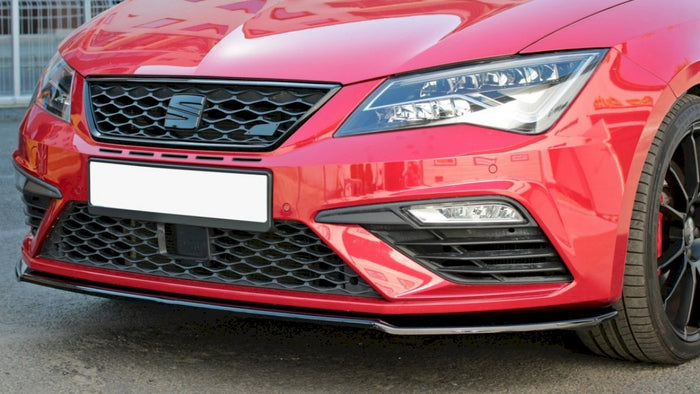 Maxton Design - FRONT SPLITTER V.2 SEAT LEON MK 3.5 CUPRA/FR (2017-2020)