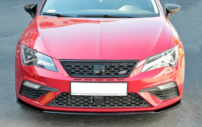 Maxton Design - FRONT SPLITTER V.2 SEAT LEON MK 3.5 CUPRA/FR (2017-2020)