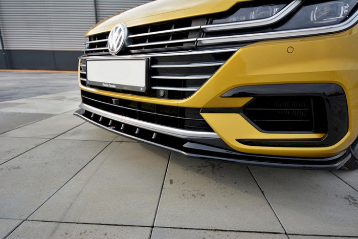 Maxton Design - Front Splitter V.3 Volkswagen Arteon R-Line Sedan / Shooting Brake Mk1