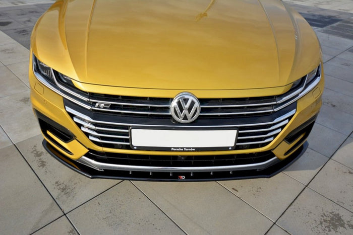Maxton Design - Front Splitter V.3 Volkswagen Arteon R-Line Sedan / Shooting Brake Mk1