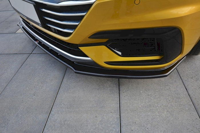 Maxton Design - Front Splitter V.3 Volkswagen Arteon R-Line Sedan / Shooting Brake Mk1