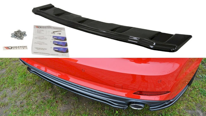 Maxton Design - CENTRAL REAR SPLITTER AUDI A5 F5 S-LINE COUPE (WITHOUT A VERTICAL BAR) (2016 - UP)