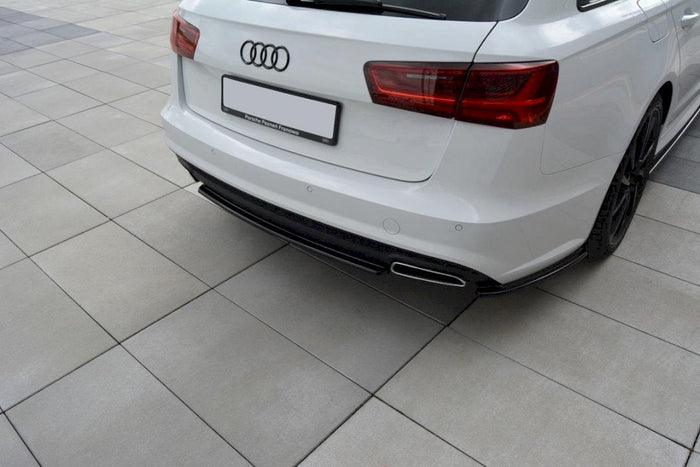 Maxton Design - Rear Splitter Audi A6 / A6 C7 S-Line / S6 C7 Facelift