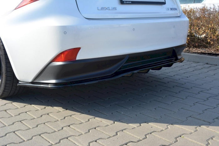 Maxton Design - Rear Splitter (Vertical Bars) Lexus IS 300H Mk3