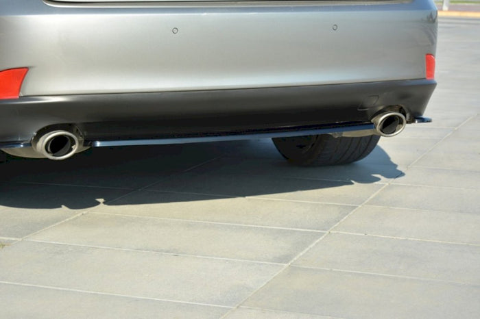 Maxton Design - CENTRAL REAR SPLITTER LEXUS IS 200T MK3 (WITHOUT VERTICAL BARS) (2013- 2016)