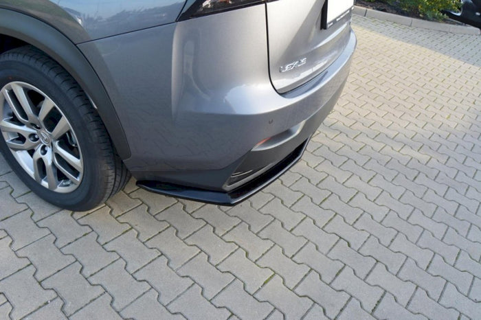Maxton Design - CENTRAL REAR SPLITTER LEXUS NX MK1 H (WITHOUT VERTICAL BARS) (2014- 2017)