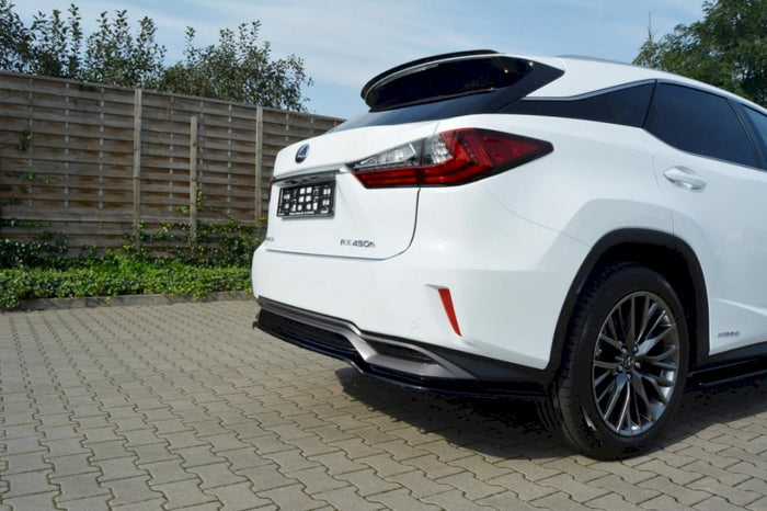 Maxton Design - CENTRAL REAR SPLITTER LEXUS RX MK4 H (WITHOUT VERTICAL BARS)