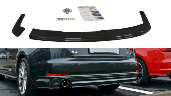 Maxton Design - REAR SPLITTER AUDI A4 B9 S-LINE SEDAN (2015 - UP)