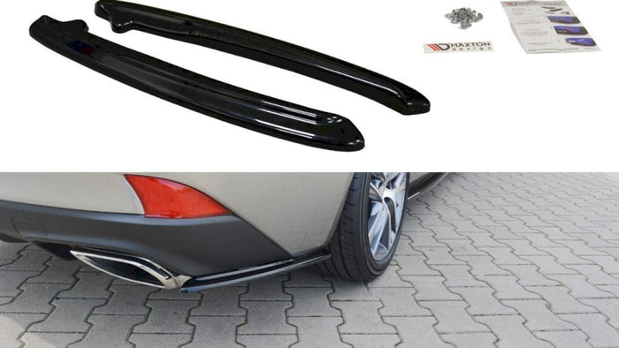 Maxton Design - REAR SIDE SPLITTERS LEXUS IS MK3 FACELIFT T (2016-UP)