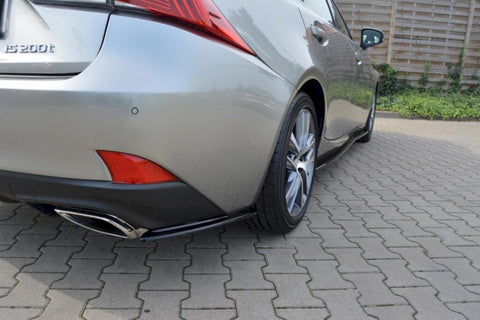 Maxton Design - REAR SIDE SPLITTERS LEXUS IS MK3 FACELIFT T (2016-UP)