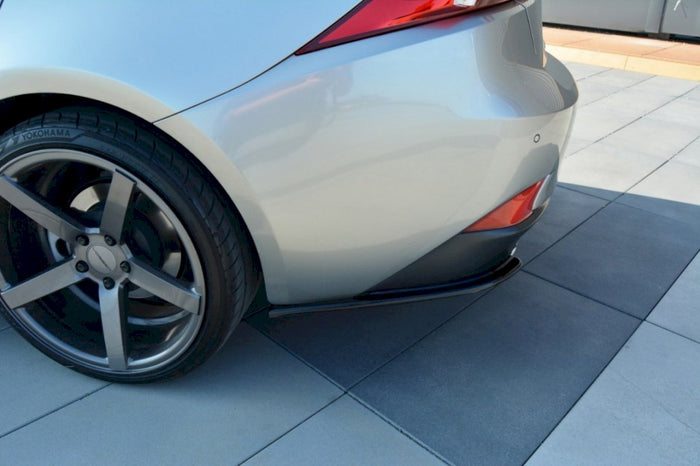 Maxton Design - REAR SIDE SPLITTERS LEXUS IS 200T MK3 (2013- 2016)