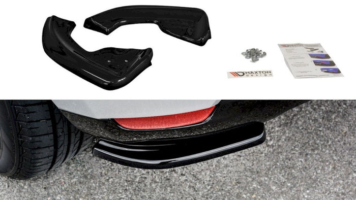 Maxton Design - REAR SIDE SPLITTERS RENAULT CLIO MK4 STANDARD (2012-2016)