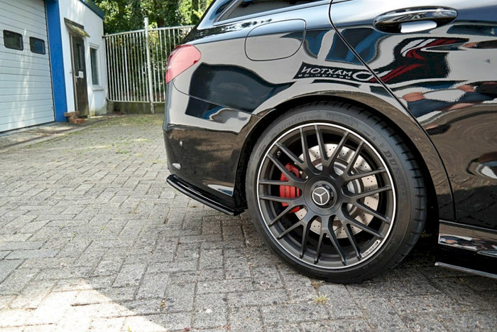 Maxton Design - REAR SIDE SPLITTERS MERCEDES C-CLASS S205 63 AMG ESTATE (2015-2018)
