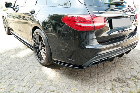 Maxton Design - REAR SIDE SPLITTERS MERCEDES C-CLASS S205 63 AMG ESTATE (2015-2018)