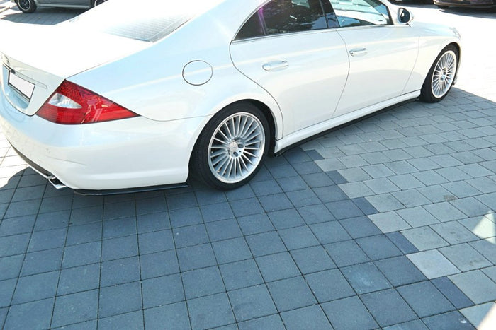 Maxton Design - REAR SIDE SPLITTERS MERCEDES CLS C219 55AMG (2004-2006)