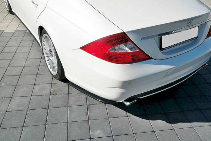 Maxton Design - REAR SIDE SPLITTERS MERCEDES CLS C219 55AMG (2004-2006)