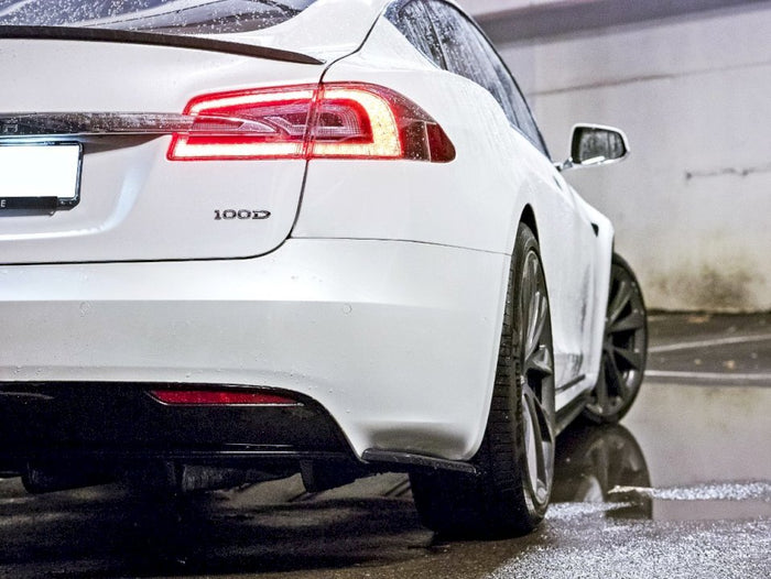 Maxton Design - REAR SIDE SPLITTERS TESLA MODEL S FACELIFT (2016-)