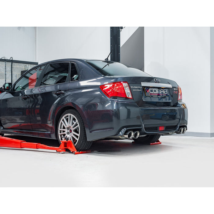 Cobra Exhausts - Subaru WRX STI 2.5 Saloon (10-13) Turbo Back Performance Exhaust | Car Enhancements UK