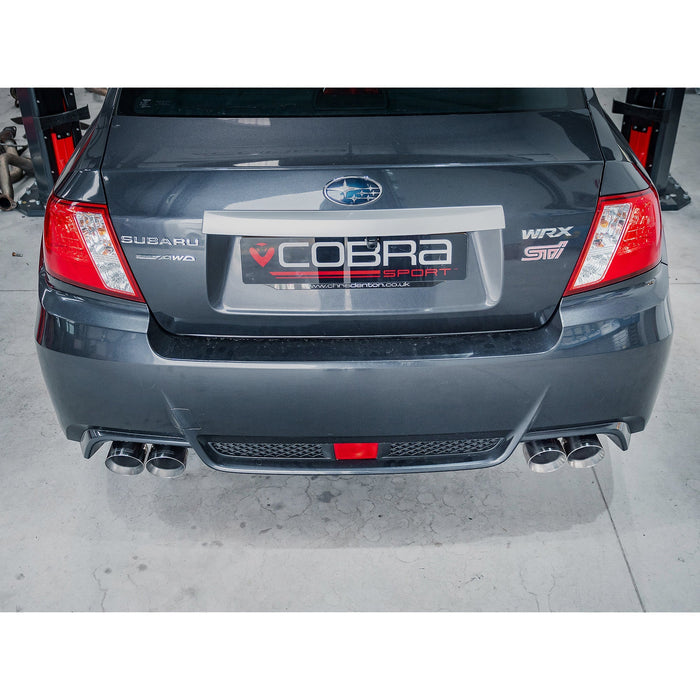 Cobra Exhausts - Subaru WRX STI 2.5 Saloon (10-13) Turbo Back Performance Exhaust | Car Enhancements UK