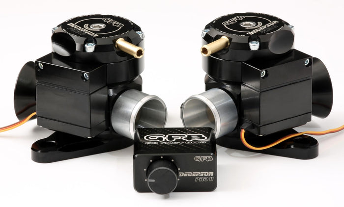 GFB T9505 Dual Deceptor Pro 2 - in-cabin motorised adjustable bias venting diverter valve (GTR R35) | Car Enhancements UK