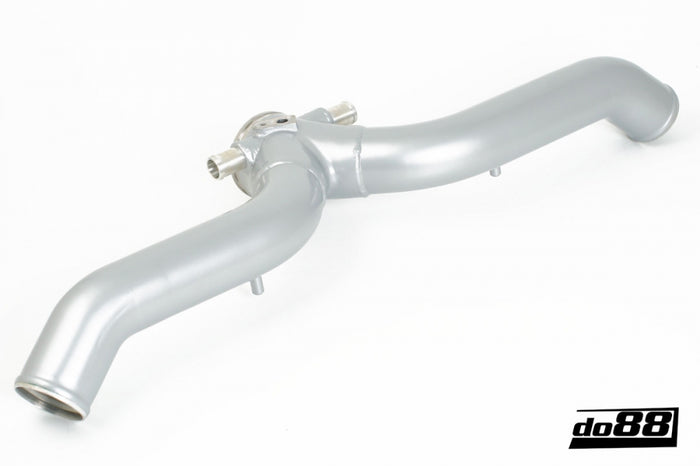 Porsche 997.2 Turbo 2010- Y-Pipe, Silver for OEM IC - DO88 Performance