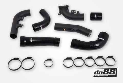 Toyota Yaris GR Pressure pipes for do88 IC,Black hoses - DO88 Performance