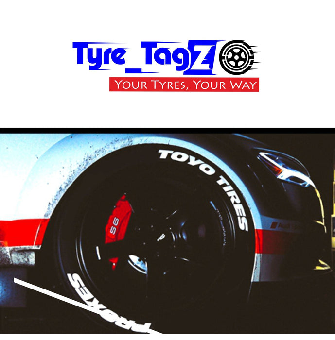 Tyre Tagz - Multiple Design Tyre Logo Stickers