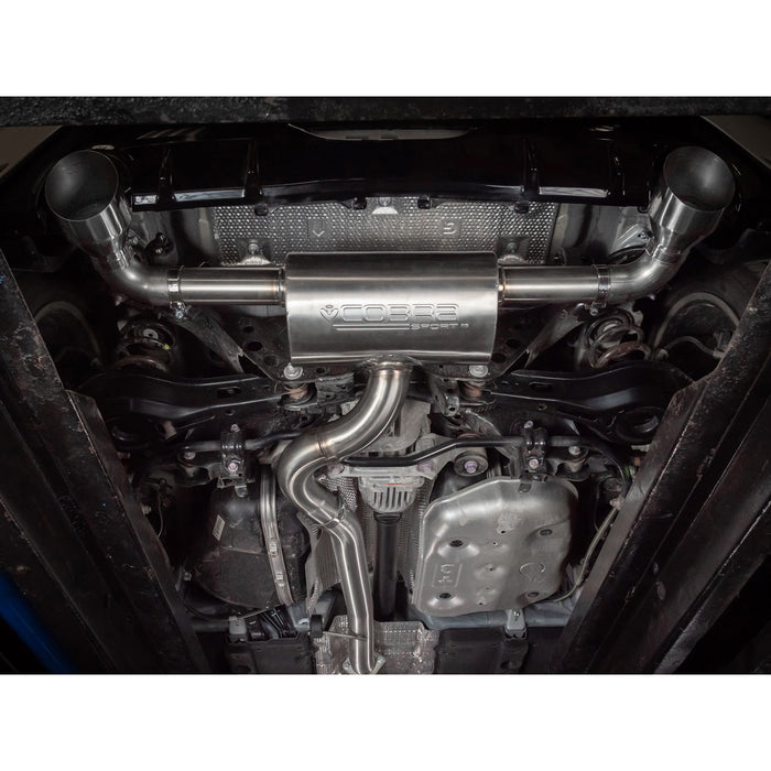 Cobra Exhausts - Toyota GR Yaris 1.6 De-Cat Turbo Back Performance Exhaust | Car Enhancements UK