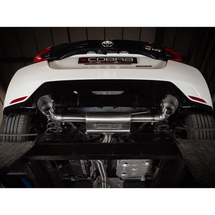 Cobra Exhausts - Toyota GR Yaris 1.6 De-Cat Turbo Back Performance Exhaust | Car Enhancements UK