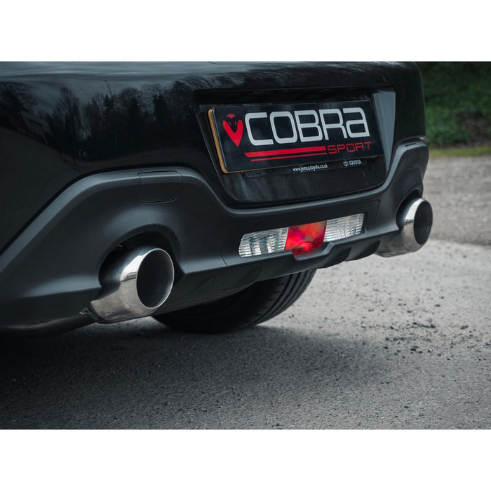 Cobra Exhausts - Subaru BRZ 2.4L (22>) Secondary Cat Back Performance Exhaust | Car Enhancements UK