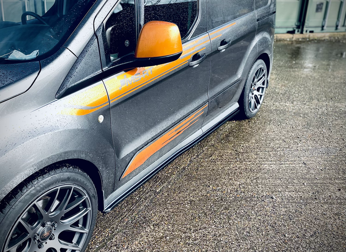 Triple R Composites - Ford Transit Connect MK2 Pre Facelift Short Wheelbase - Side Skirt Splitters