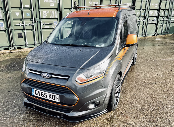Ford Transit Connect MK2 Pre Facelift Long Wheelbase Front Splitter - TRC Performance Styling